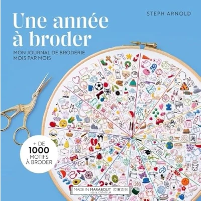 Abbildung von Une année à broder: Mon journal de broderie mois par