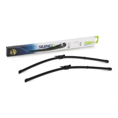 Abbildung von Scheibenwischer Valeo Silencio X.trm, Flat Blade Set 574373 vorne Rahmenlos Top Lock VOLVO: S60 II, XC90 I, V70 2, FIAT: Multipla