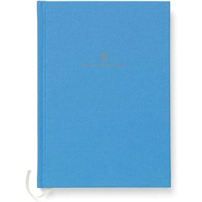 Abbildung von Graf von Faber Castell 188676 Notizbuch mit Leineneinband, DIN A5, Gulf Blue, 1 Stück