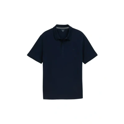 Abbildung von TOM Tailor PLUS MIT LOGO Stickerei Poloshirt, Herren, Größe: XXL, Sky captain blue