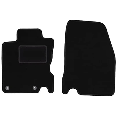 Abbildung von Wielganizator Automatte Passend für Nissan Qashqai II J11 Crossover 2013 Velours Autozubehör Auto Fußmatten Fußmatte 2 teilig schwarz
