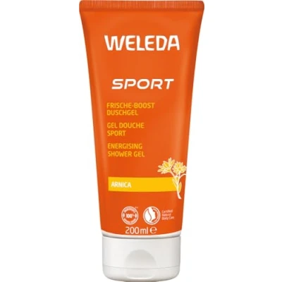 Abbildung von WELEDA Bio Sport Duschgel vegan Naturkosmetik Arnika Duschseife für Frauen &amp; Männer mit Rosmarin / Lavendel Duft Natürliche Hautpflege Dusche zur Reinigung von Gesicht Körper (1x 200ml)