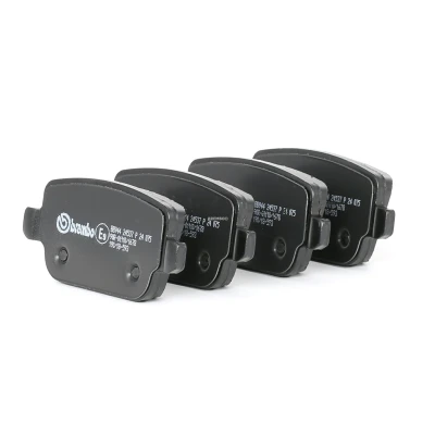 Abbildung von BREMBO P 24 075 Bremsbelagsatz exkl. Verschleißwarnkontakt mit Bremssattelschrauben Zubehör FORD: KUGA 1, MONDEO 4 Stufenheck, Turnier