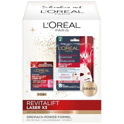 Abbildung von L&#039;ORÉAL PARIS Gesichtspflege Set Revitalift Laser Gesichtspflegeset, mit Hyaluron