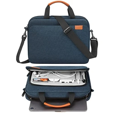 Abbildung von MoKo 9 11&quot; Tablet Tasche Hülle, Schutztasche mit Schultergurt für iPad Pro 11 M2 2022 2018/iPad 10. 10.9 2022/iPad air 5 10.9, 9/8/7. Gen 10,2/Galaxy Tab S9/S8 2023, A 10.1, Indigo
