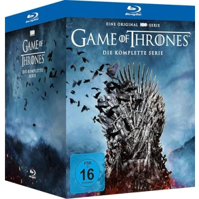 Abbildung von HBO Blu ray Game of Thrones Staffel 1 8 Komplette Series 30 Discs Limited Box Set