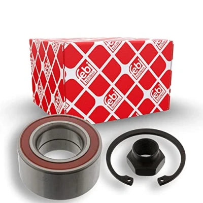 Abbildung von FEBI BILSTEIN 05412 Radlagersatz Vorderachse links, rechts mit Achsmutter Sicherungsring, Mutter 72 Schrägkugellager FORD: Puma