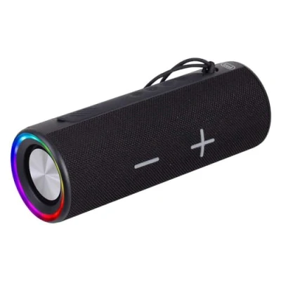 Abbildung von Trevi XR 8A35 Verstärkter tragbarer Lautsprecher 20 W mit Bluetooth, TWS Funktion, USB, Micro SD, AUX IN, wasserdicht IPX4, wiederaufladbarer Akku über USB Type C, Schwarz