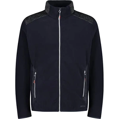 Abbildung von CMP Herren Sweatshirt aus recyceltem Arctic Fleece, Schwarz Blau, 52