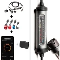 Abbildung von Juice Booster 3 air Traveller Set, Mobile Wallbox 11kW mit App, Ladegerät für BEV Typ 2 Ladekabel E Auto, Superleicht und Flexibel, Inkl. x Adapter CEE 32/16 1 Phasig + EU Schuko