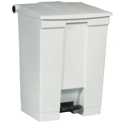Abbildung von Rubbermaid Commercial Products 12 gal 68.1 Litre HDPE Step On Trash Can White
