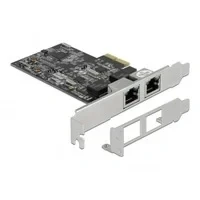 Abbildung von PCI Express x2 Karte auf 2 x RJ45 2,5 Gigabit LAN RTL8125, Adapter