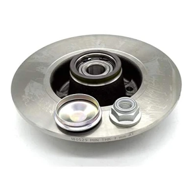 Abbildung von LPR R1005PCA Bremsscheibe 240 8 4 voll mit ABS Sensorring, Radlagersatz Zubehör RENAULT: CLIO 3, TWINGO 2, MEGANE 2 Coupe Cabriolet