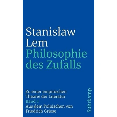 Abbildung von Philosophie des Zufalls. Zu einer empirischen Theorie der Literatur. Band 1 und 2