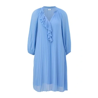 Abbildung von s.Oliver Black Label Freizeitkleid, Damen, Größe: 34, Hellblau
