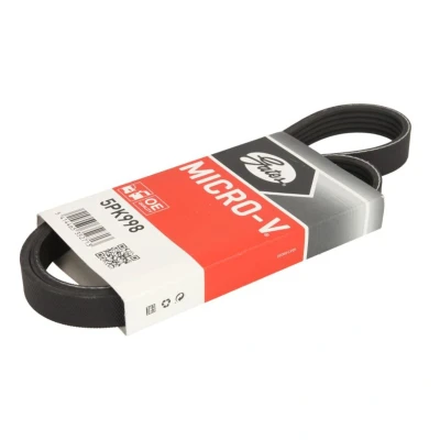 Abbildung von GATES Micro V 5PK998 Keilrippenriemen 998 5 Polyester, EPDM (Ethylen Propylen Dien Kautschuk) TOYOTA: RAV4 I SUV, Picnic, SUV Cabrio