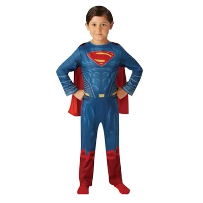 Abbildung von Rubies offizielle DC Verkleidung, Superman Justice League, rot, Größe S 3 bis 4 Jahre 90 104 cm Halloween