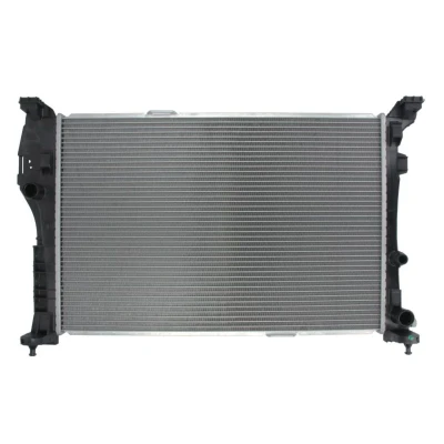 Abbildung von NRF 550055 Kühler, Motorkühlung Aluminium 640 128 26 Kühlrippen gelötet MERCEDES BENZ: A Klasse, GLA, CLA T modell