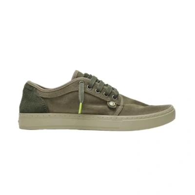 Abbildung von Satorisan Casual Sneaker Herren und Damen Heisei Suede Vintage Leder Sportschuhe Bequem, Nachhaltig Dauerhaft Farbe Peat Green Größe 46