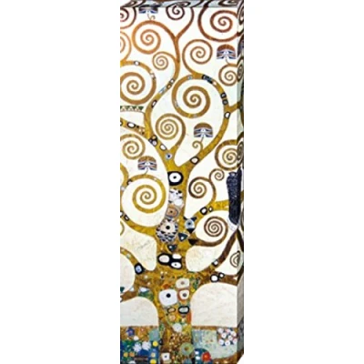 Abbildung von 1art1 Gustav Klimt Poster Der Lebensbaum (Detail) Bilder Leinwand Bild Auf Keilrahmen XXL Wandbild Kunstdruck Als Leinwandbild 90x30 cm