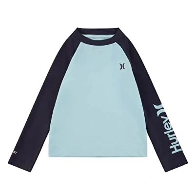 Abbildung von Hurley Jungen Hrlb UPF Tricot Raglan Top Tshirt, Blau (Blue Gaze), 4 años
