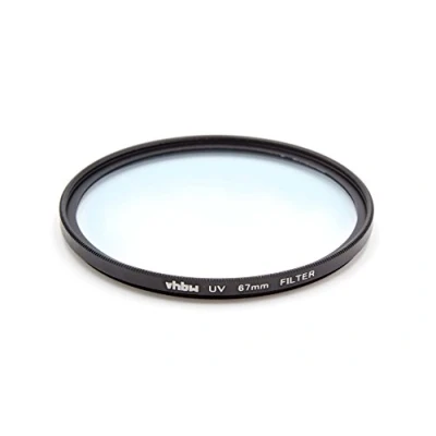 Abbildung von vhbw Universal UV Filter für Kamera Objektive mit 67mm Filtergewinde Schutzfilter, Schwarz