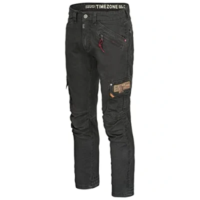 Abbildung von Timezone RogerTZ Roger Herrenhose Cargohose lässig modern (W38/L36, Blue Graphite)