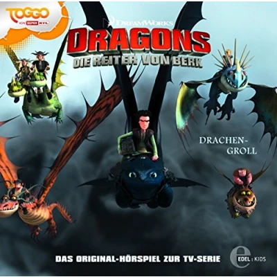 Abbildung von Dragons Die Reiter von Berk &quot;Drachengroll&quot;, Folge 7 Das Original Hörspiel zur TV Serie