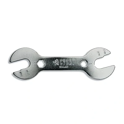 Abbildung von Cyclo Tools Outdoor und Sport Konusschlüssel Kegel, Silber, (13/14MM &amp; 15/16MM)