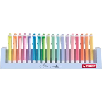 Abbildung von STABILO Marker swing cool Textmarker 1+4 mm 18er Tischset