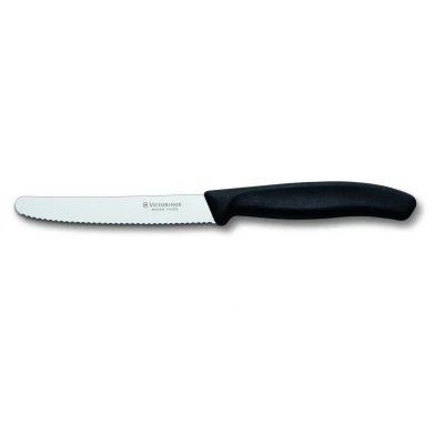 Abbildung von Victorinox Tomaten / Wurstmesser Swiss Classic Schwarz 11 cm