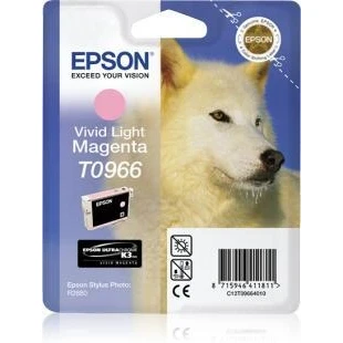 Abbildung von Epson Original T0966 Druckerpatrone UltraChrome K3 vivid light magenta (C13T09664010)