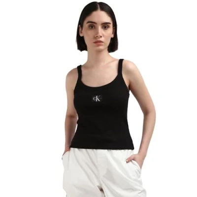 Abbildung von Calvin Klein Jeans Top, Damen, Größe: 3XL, Black
