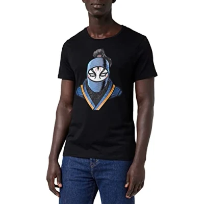 Abbildung von Marvel Herren Memagagts008 T Shirt, Schwarz, XL