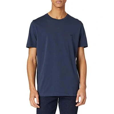Abbildung von camel active Herren Basic Kurzarm T Shirt mit Rundhalsausschnitt Dunkelblau Menswear XL
