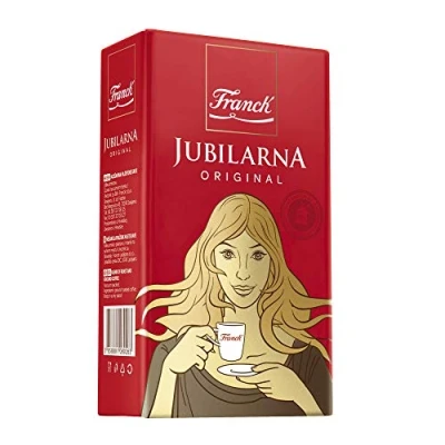 Abbildung von FRANCK Jubilarna Originalmischung aus Geröstetem und Fein Gemahlenem Kaffee Vakuumversiegelt 250g