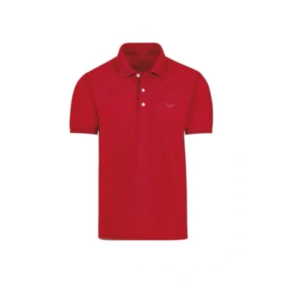 Abbildung von Trigema Damen Poloshirt , Rot (Kirsch 036) S