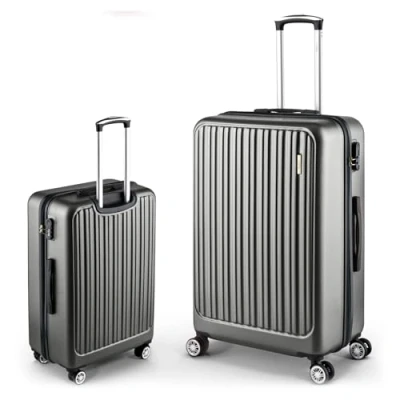Abbildung von Easy Move ABS Hartschalenkoffer [ERGONOMISCH &amp; SICHER] Großer Trolley Koffer mit 360 Rädern, Zahlen Schloss reisekoffer groß, hartschalenkoffer, Luggage (Dark Gray, 74cm) *