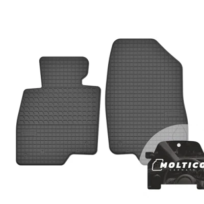 Abbildung von moto MOLTICO Vorne Gummi Automatten Gummimatten Passgenau Allwetter Fussmatten Auto passend für Mazda 6 GJ (2012 )