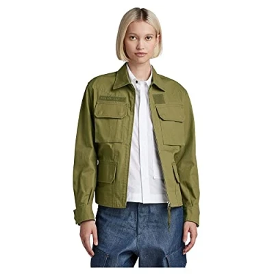 Abbildung von G STAR RAW Damen Vintage Worker Jacke, Grün (smoke olive D23014 D342 B212), S