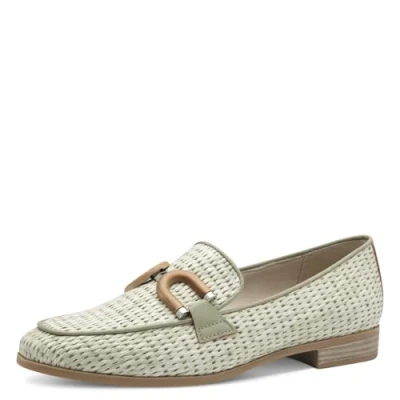Abbildung von Marco Tozzi Slipper, Damen, Größe: 39, Moss Textil/synthetik