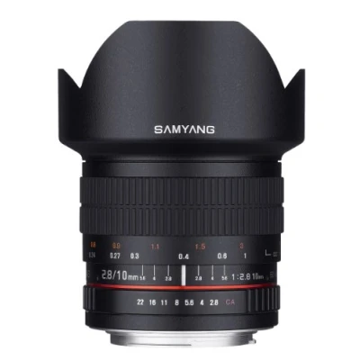 Abbildung von Samyang 10 mm F2.8 ED AS NCS CS Ultra Weitwinkelobjektiv für Pentax K und Samsung Mount Digital SLR Kameras (SY10M P)