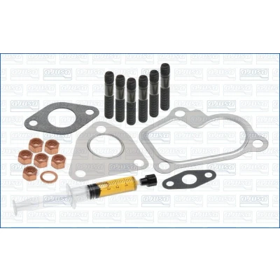 Abbildung von ALANKO 10920684 Montagesatz, Lader mit Dichtungen Stehbolzen, Mutter, Montageanleitung VOLKSWAGEN: GOLF 6, Passat B6 Variant