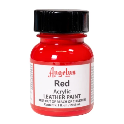 Abbildung von Angelus Lederfarbe Rot 29,5ml