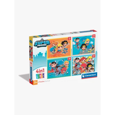 Abbildung von Clementoni DC Super Friends Puzzles 4 in 1