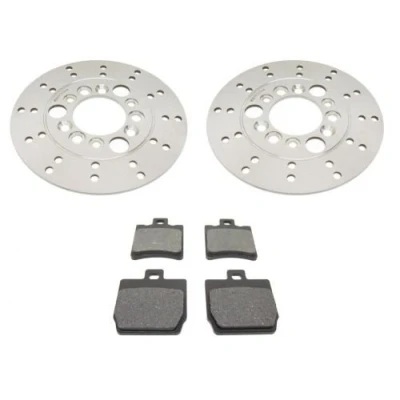 Abbildung von Bremsbeläge Bremsscheibe Set Satz Vorne Hinten für Yamaha Aerox &amp; MBK Nitro