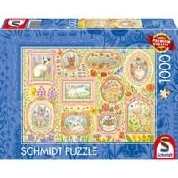Abbildung von Adelige Katzen in Blütenpracht, Puzzle