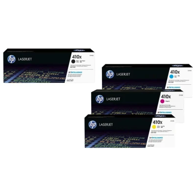 Abbildung von HP Original 410X Toner 4er Set schwarz, cyan, magenta, gelb hohe Kapazität