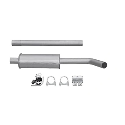 Abbildung von HELLA 8LC 366 025 801 Mittelschalldämpfer mitte mit Anbauteilen RENAULT: MEGANE 2