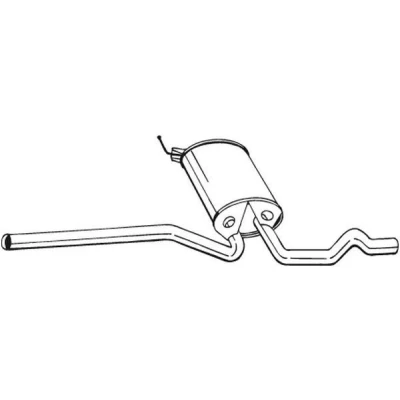 Abbildung von BOSAL 282 733 Mittelschalldämpfer VOLKSWAGEN: Passat B5 Variant, GP Limousine